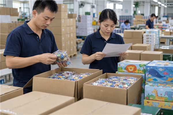 Shipment inspection of Custom Puzzle Toy Safety Testing: A B2B Documentation Guide for Children's Puzzle Programs at a custom puzzle factory