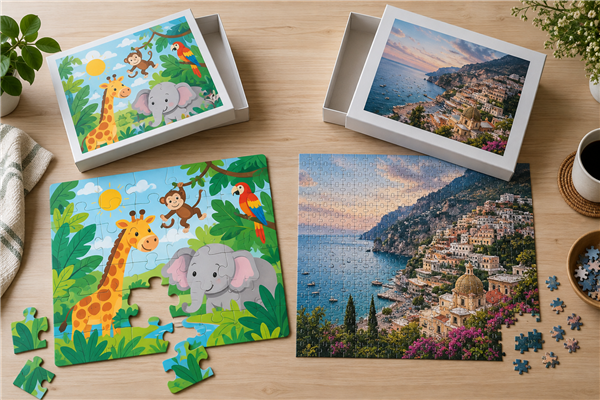 Shipment inspection of What should buyers check for age and difficulty when sourcing personalized puzzle? at a custom puzzle factory