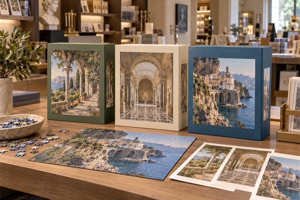 Family brand custom puzzle case study and private-label range concept